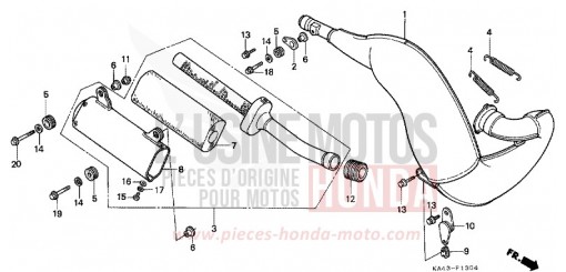 EXPANSIONSKAMMER (5) CR250RJ de 1988